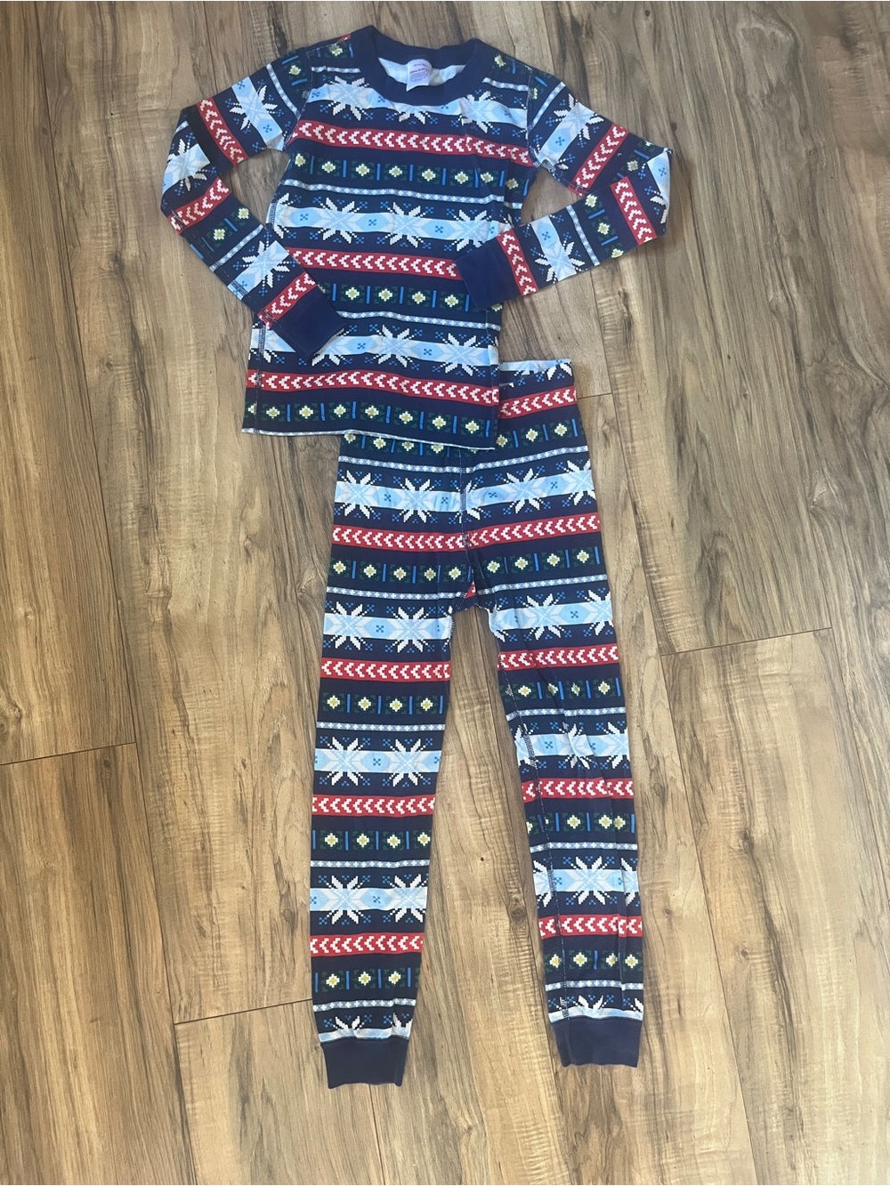 Hanna Andersson Holiday Kids Pajama Set size 8